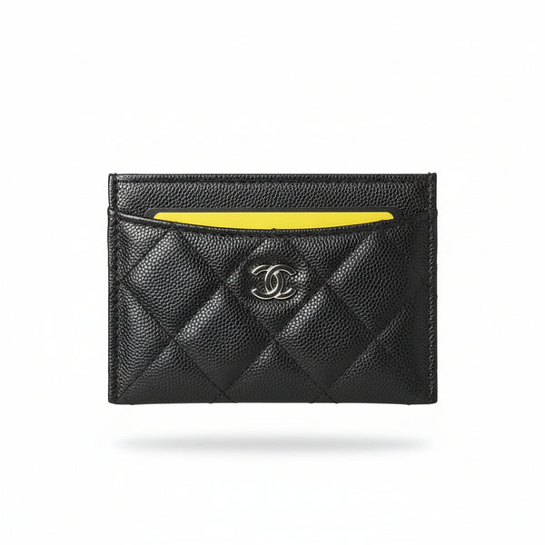 CHANEL Quilted Black Card Holder – Timeless Luxury Essential 🖤✨