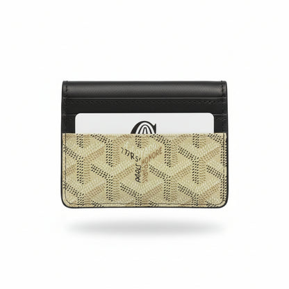 Goyard Beige Card Holder – Paris Heritage Monogram 🤍✨