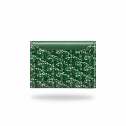 Goyard Green Snap Card Wallet – Signature Monogram Edition 💚✨