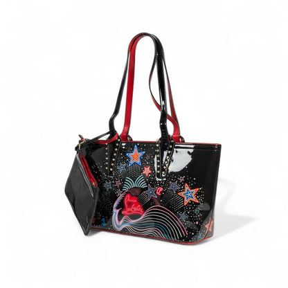 🌈 Christian Louboutin-Inspired “Starburst” Patent Tote 🌈
