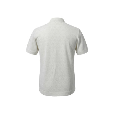 Louis Vuitton Monogram Knit Shirt – Elegant Texture, Timeless Style