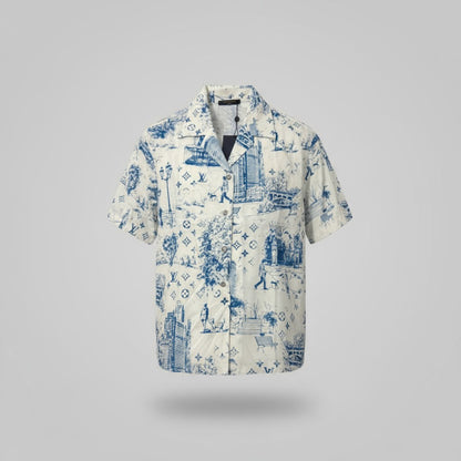 💙 Louis Vuitton Toile de Jouy Set – Parisian Art Meets Summer Vibes 🏛️