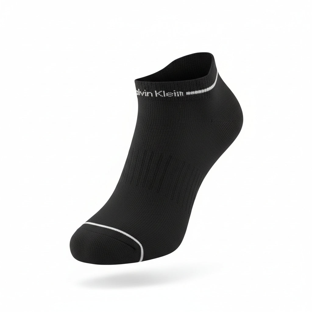 Calvin Klein Black Ankle Socks – Pack of 3 Everyday Essentials 🧦🖤