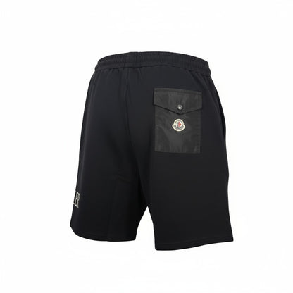 Moncler Essential Logo Shorts – Jet Black