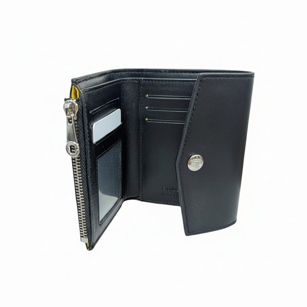 Goyard Black Snap Card Wallet – Classic Monogram Edition 🖤✨