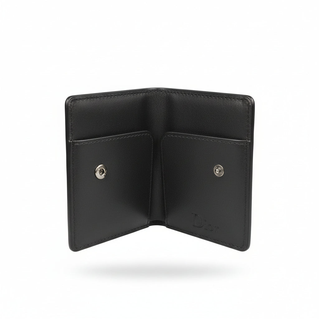 Dior Oblique Slim Card Holder – Iconic Pattern Luxury Wallet 🖤✨