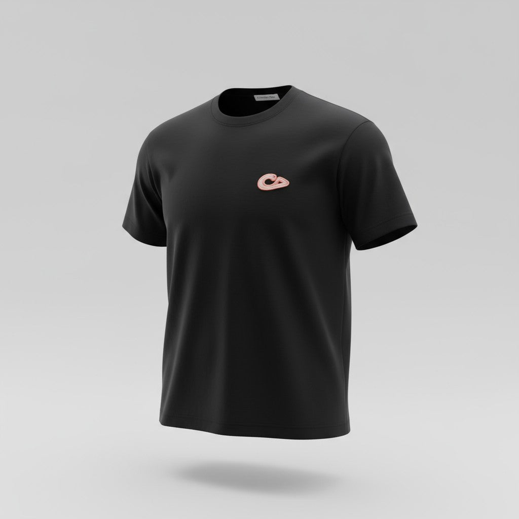 🐍 Dior Snake Script Tee – Black Edition with Embroidered Back Graphic 🔥🖤