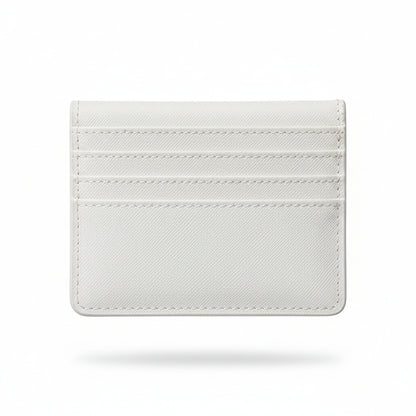 Prada Milano White Saffiano Card Holder 🤍✨ Luxury Minimal Wallet