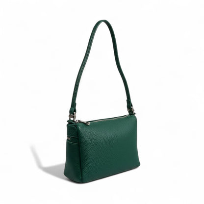 Loro Piana Green Leather Crossbody Bag 💚✨ | Luxury Structured Shoulder Purse