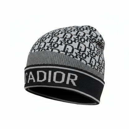 Dior “J’ADIOR” Monogram Beanie | Christian Dior Knit Logo Hat