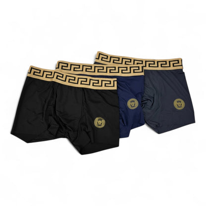 Versace Gold Edition Boxer Set (3 Pieces) 👑 | Luxury Men’s Underwear Collection