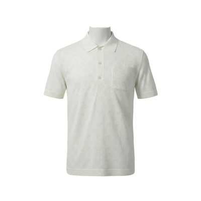 Louis Vuitton Monogram Knit Shirt – Elegant Texture, Timeless Style
