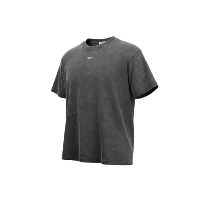 🔥 Off-White “Seeing Things” Arrow Tee – Washed Black 🎨🖤