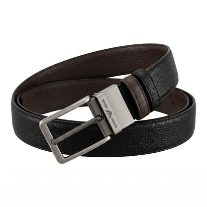 Giorgio Armani Reversible Leather Belt – Black & Brown | 115 CM 🖤🤎✨ - MASTERPIECE