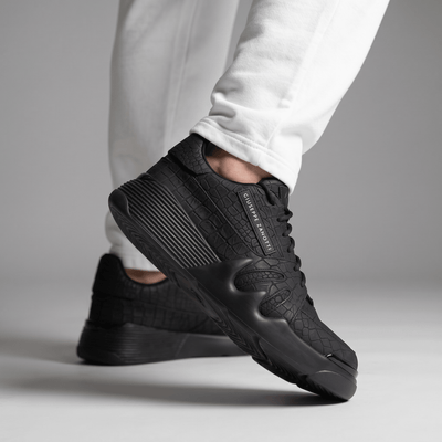 🖤 Giuseppe Zanotti Croc-Texture Luxury Sneakers 👟🔥 - MASTERPIECE