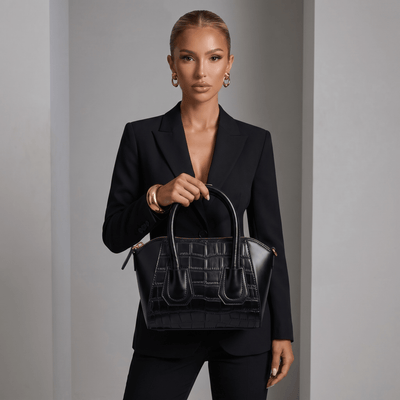Givenchy Black Croc Mini Antigona Bag – Luxury Statement 🖤✨ - MASTERPIECE
