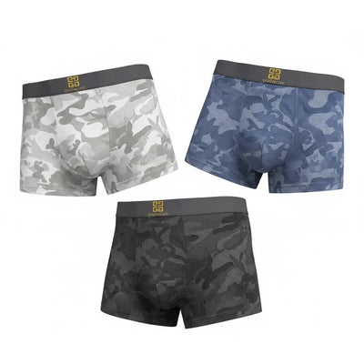 Givenchy Camo 3 - Pack Boxer Briefs 🔥 Premium Breathable Men’s Underwear Set - MASTERPIECE