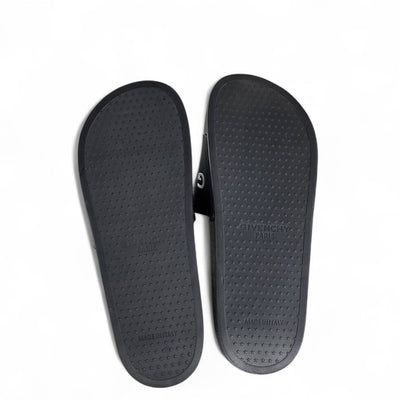 Givenchy Paris Slides — Black - MASTERPIECE