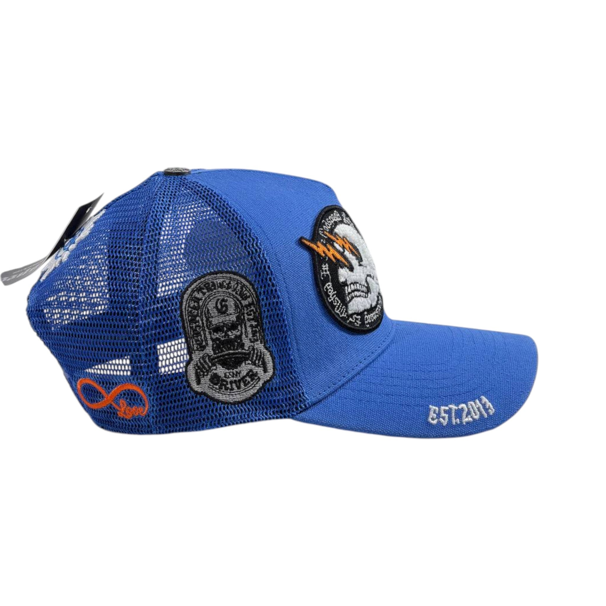 🔵 Godspeed Blue Trucker Cap | Premium Graphic Streetwear Hat 🧢 - MASTERPIECE