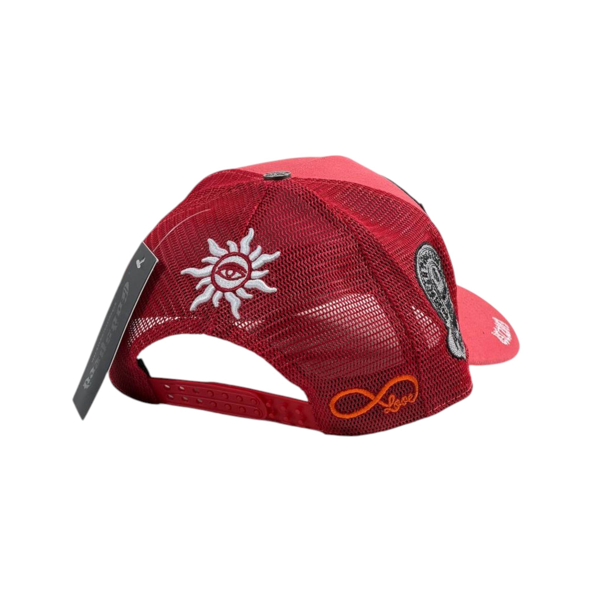 Godspeed Red Trucker Cap – Premium Patch Edition 🔴🧢 - MASTERPIECE