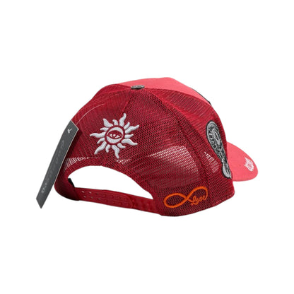 Godspeed Red Trucker Cap – Premium Patch Edition 🔴🧢 - MASTERPIECE