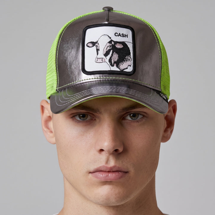 Goorin Bros Trucker Cap — Neon Green