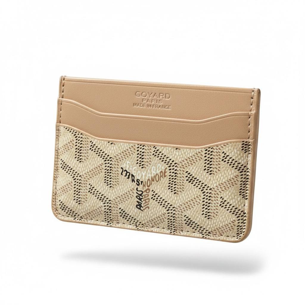 Goyard Beige Card Holder – Elegant Signature Luxury 🤍✨ - MASTERPIECE