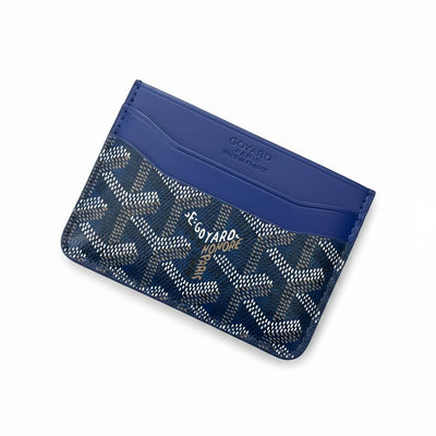 Goyard Blue Card Holder – Signature Luxury Minimal Wallet 💙✨ - MASTERPIECE