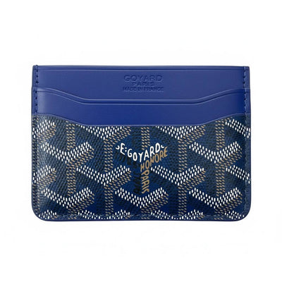 Goyard Blue Card Holder – Signature Luxury Minimal Wallet 💙✨ - MASTERPIECE