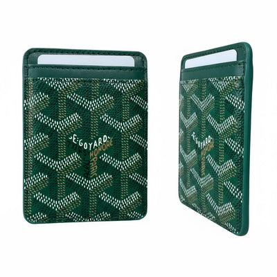 Goyard Green Card Holder – Luxury Slim Wallet Case 💚✨ - MASTERPIECE