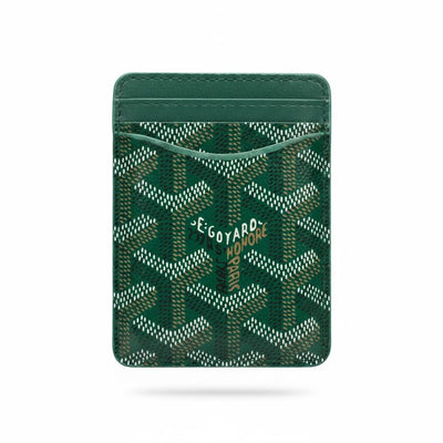 Goyard Green Card Holder – Luxury Slim Wallet Case 💚✨ - MASTERPIECE