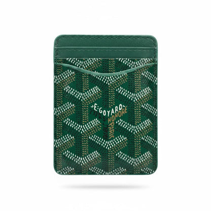 Goyard Green Card Holder – Luxury Slim Wallet Case 💚✨ - MASTERPIECE