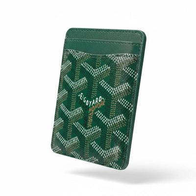 Goyard Green Card Holder – Luxury Slim Wallet Case 💚✨ - MASTERPIECE