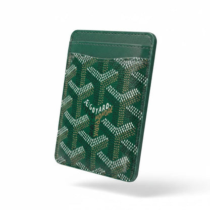 Goyard Green Card Holder – Luxury Slim Wallet Case 💚✨ - MASTERPIECE