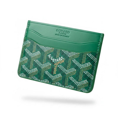 Goyard Green Card Holder – Signature Luxury Statement 💚✨ - MASTERPIECE
