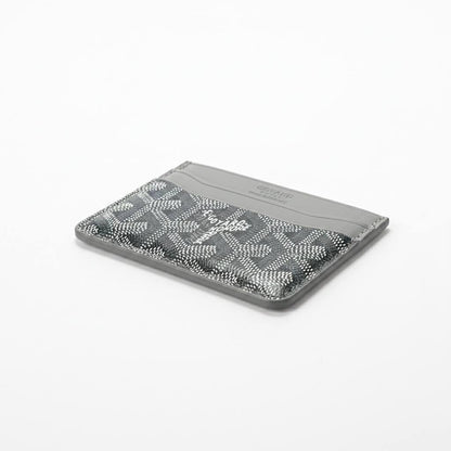 Goyard Grey Card Holder – Signature Minimal Luxury 🩶✨ - MASTERPIECE