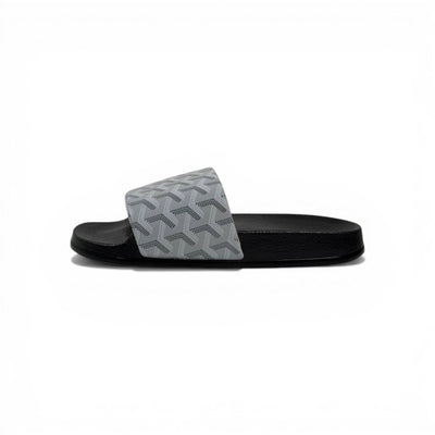 ⚪✨ Goyard Pattern Slides – Ice Grey Luxury Edition 💎🩴 - MASTERPIECE