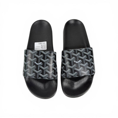 🖤✨ Goyard Pattern Slides – Monogram Luxury Edition 🔥🩴 - MASTERPIECE
