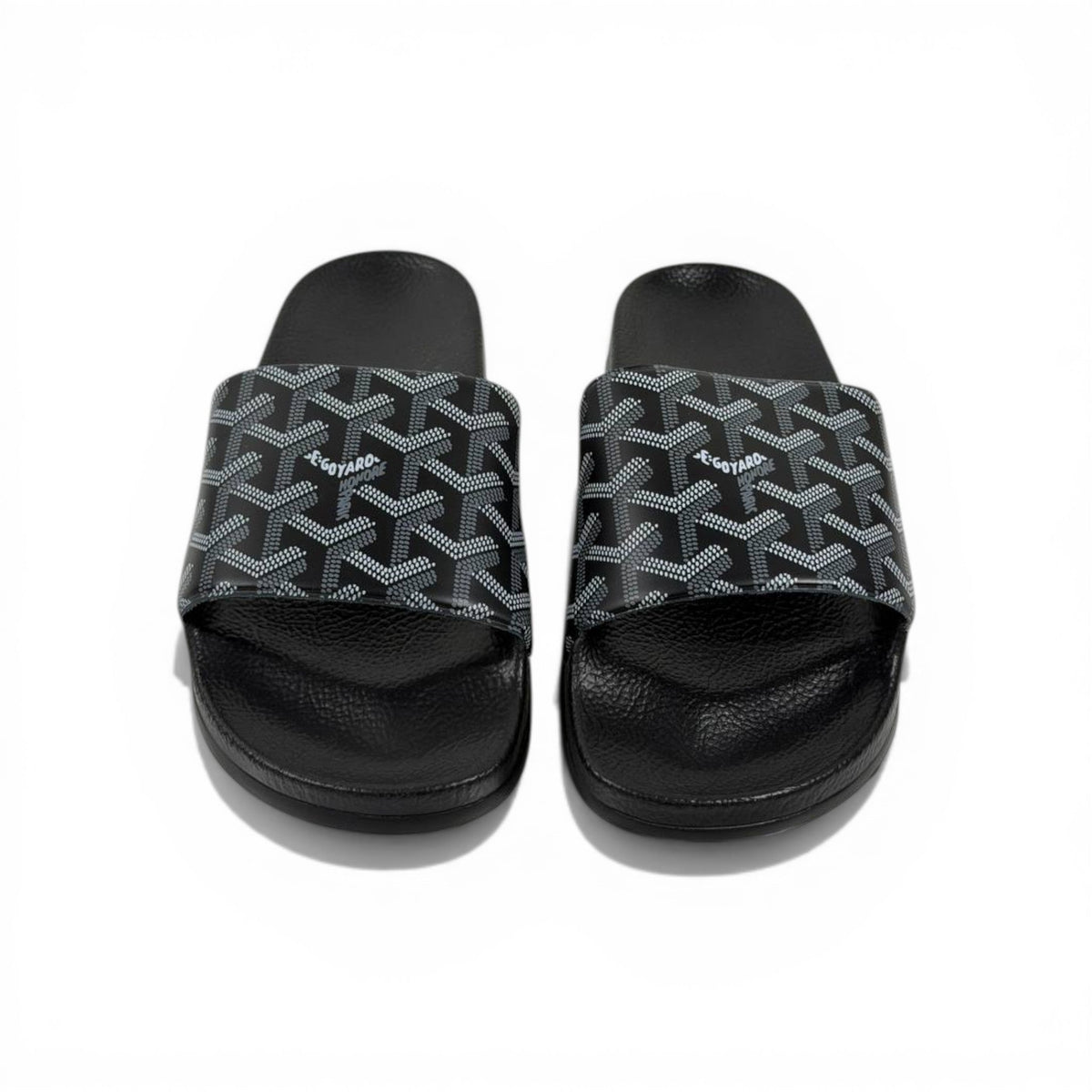🖤✨ Goyard Pattern Slides – Monogram Luxury Edition 🔥🩴 - MASTERPIECE