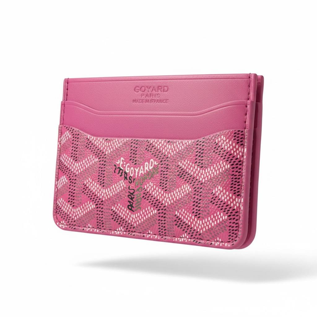 Goyard Pink Card Holder – Chic Signature Luxury 💗✨ - MASTERPIECE