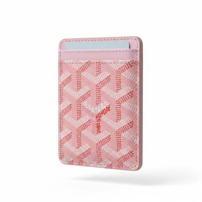Goyard Pink Slim Phone Card Holder – Luxury Magnetic Stick - On Wallet 🎀📱✨ - MASTERPIECE