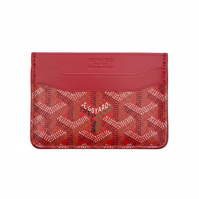 Goyard Red Card Holder – Bold Signature Luxury ❤️✨ - MASTERPIECE