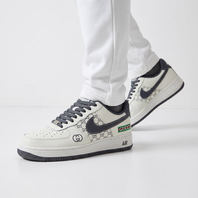 Gucci Air Force 1 GG Logo Trainers — Ivory - MASTERPIECE