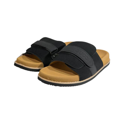 Gucci Black Comfort Slides – Premium Adjustable Summer Sandals 🖤👡 - MASTERPIECE