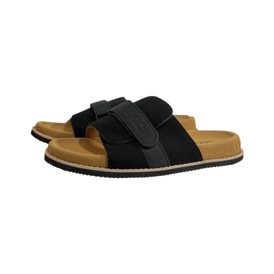 Gucci Black Comfort Slides – Premium Adjustable Summer Sandals 🖤👡 - MASTERPIECE