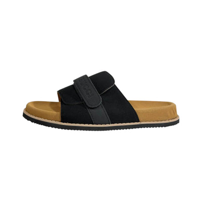 Gucci Black Comfort Slides – Premium Adjustable Summer Sandals 🖤👡 - MASTERPIECE