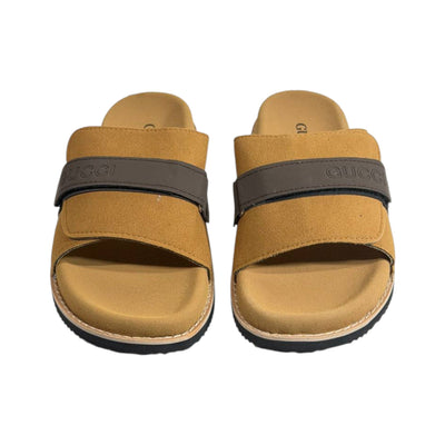 Gucci Camel Comfort Slides – Premium Adjustable Luxury Sandals 🤎👡 - MASTERPIECE