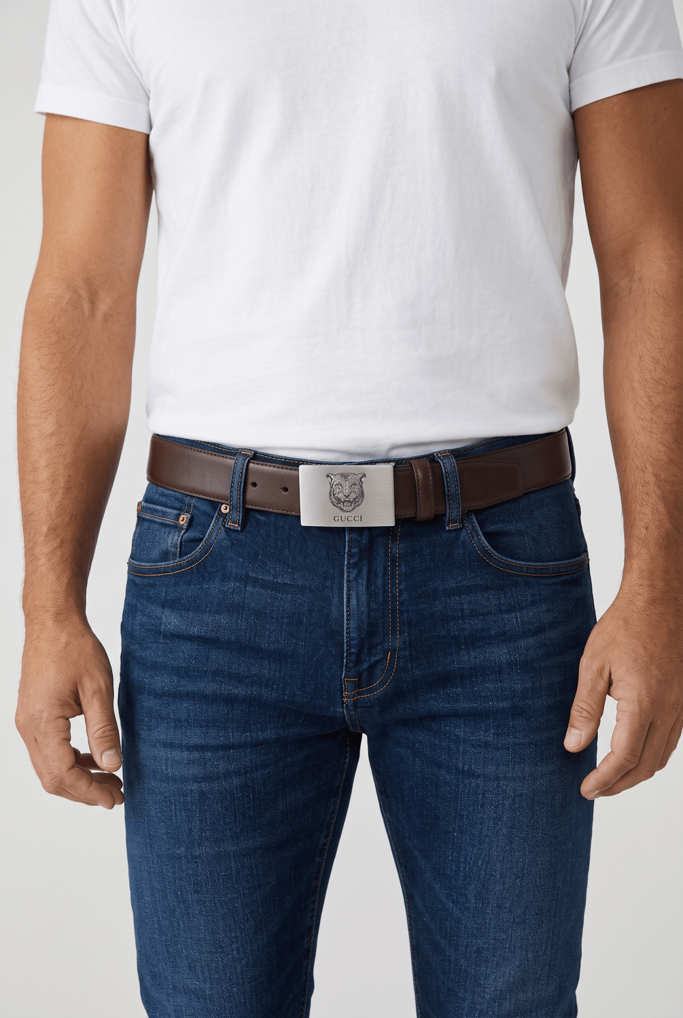 🖤 Gucci GG Belt Tiger Head Buckle -Iconic Statement ✨ - MASTERPIECE