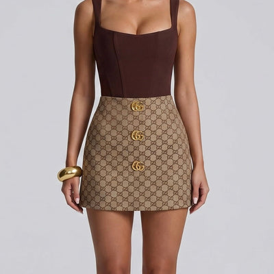 🤎 Gucci GG Canvas Mini Skirt - MASTERPIECE