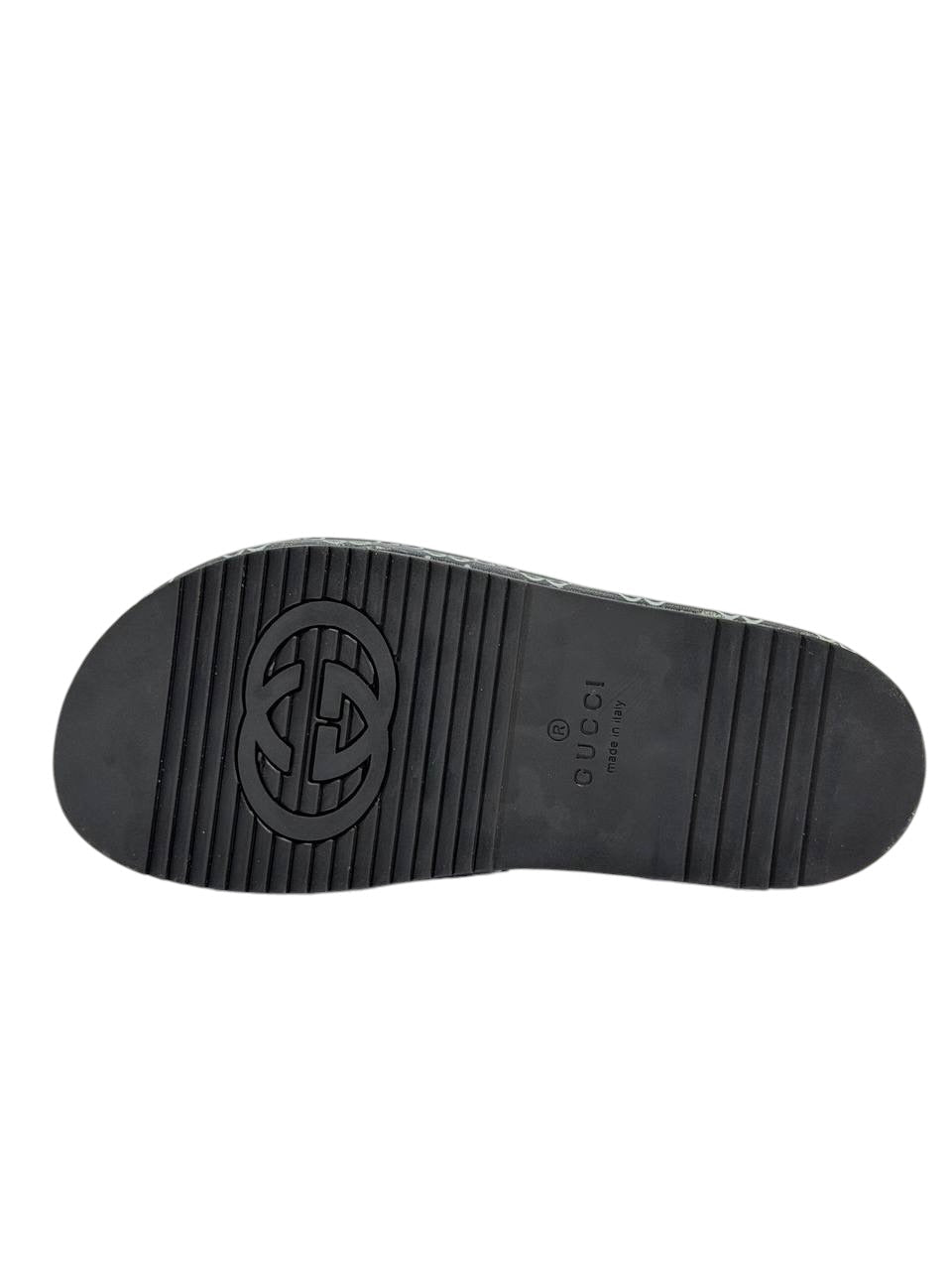 GUCCI GG Canvas Slide Sandals – Black Monogram Edition 🖤🌀 - MASTERPIECE